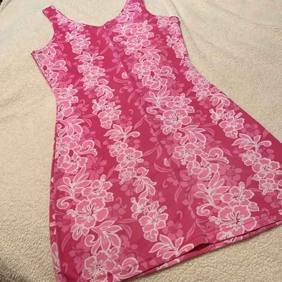 💜5 for $25💜Pink Hawaiian tank dress small - Picture 6 of 6